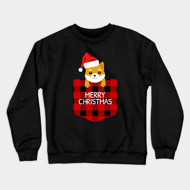 Christmas Dog Crewneck Sweatshirt by MONMON-75